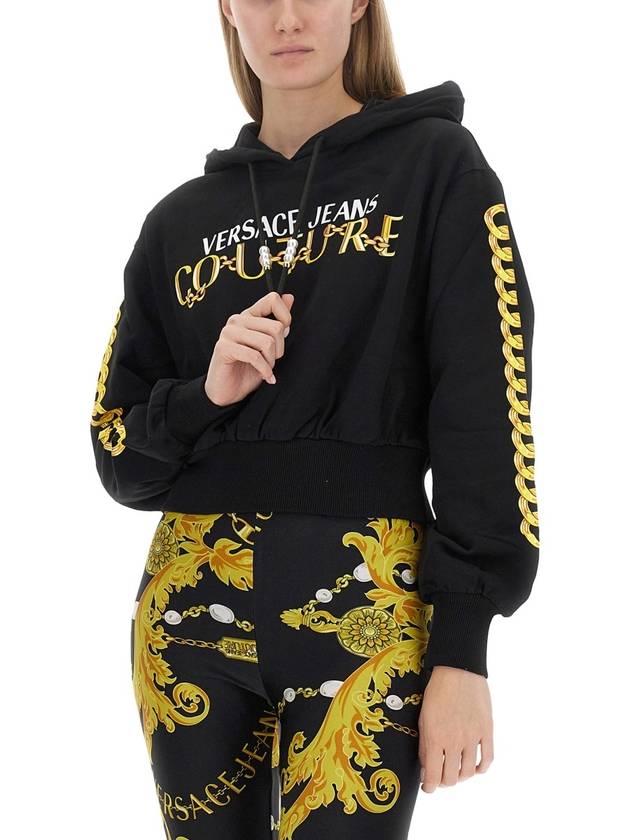 SWEATSHIRT WITH LOGO - VERSACE - BALAAN 4