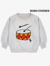 Kids Play Drum Sweatshirt Off White 124AC042 200 - BOBO CHOSES - BALAAN 2