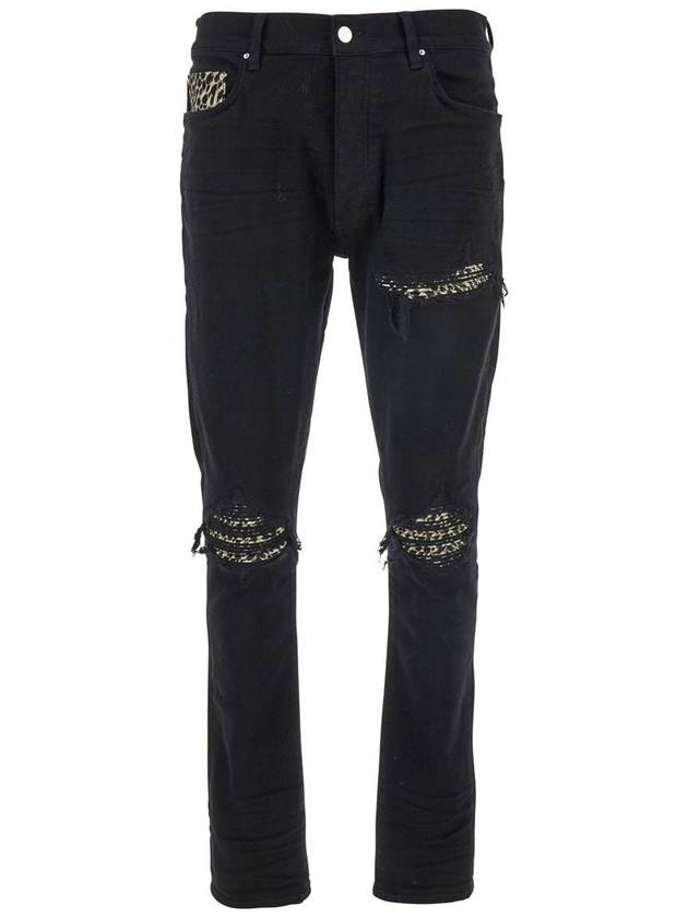 Amiri Black Cotton Denim Jeans - AMIRI - BALAAN 1