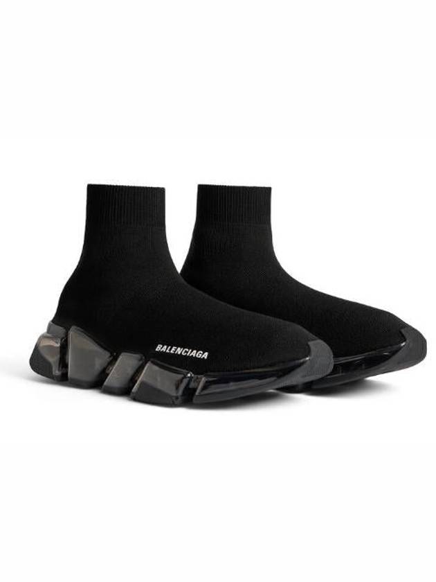 Speed ​​2.0 Stencil High Top Sneakers Black - BALENCIAGA - BALAAN 3