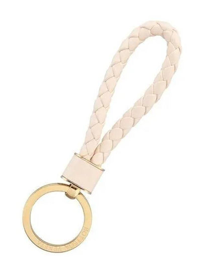 Intrecciato Lambskin Key Holder Pink - BOTTEGA VENETA - BALAAN 2