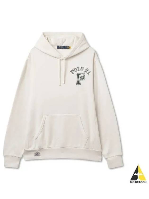 P Wing Fleece Hoodie Nevis - POLO RALPH LAUREN - BALAAN 1