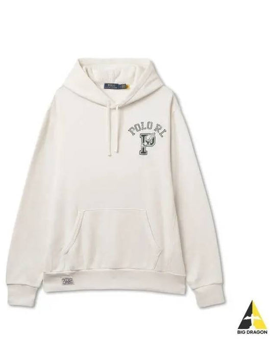 P Wing Fleece Hoodie Nevis - POLO RALPH LAUREN - BALAAN 1