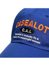 Lettering Logo Ball Cap Blue - CASEALOT - BALAAN 5