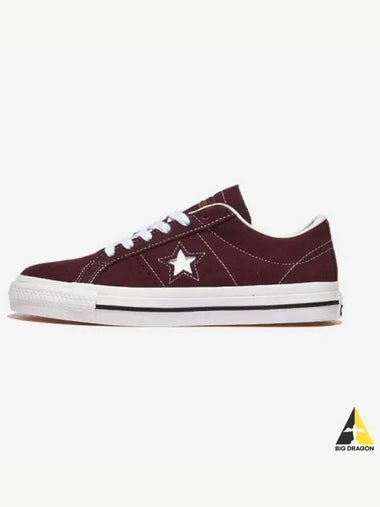 One Star Pro Suede Blood Stone BLOODSTONEwhiteBLACK - CONVERSE - BALAAN 1