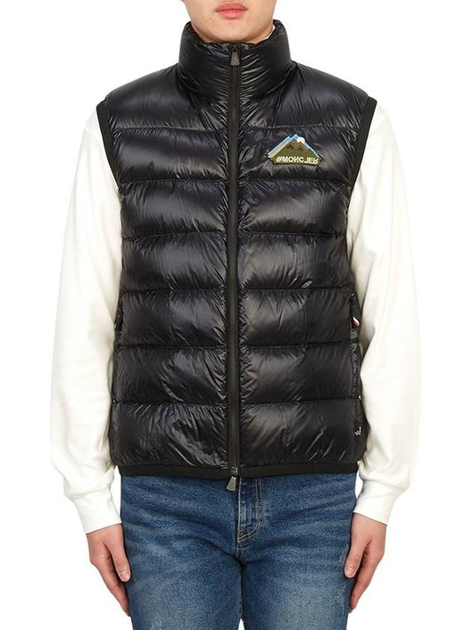 Jersey Down Vest Black - MONCLER - BALAAN 2