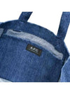 Lou Logo Denim Tote Bag Washed Indigo - A.P.C. - BALAAN 5