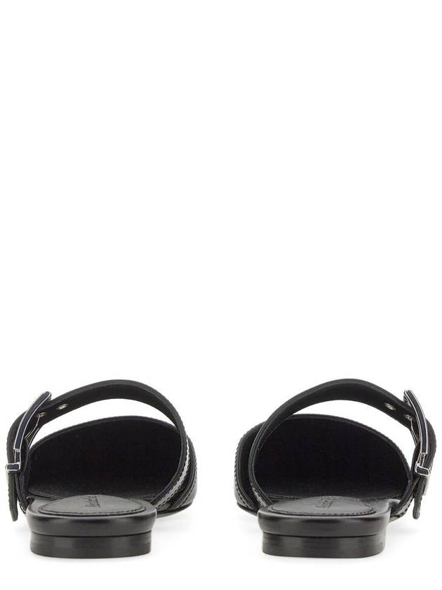 Punk Flat Mules Black - ALEXANDER MCQUEEN - BALAAN 4