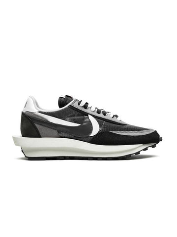 LD Waffle Low Top Sneakers Black - NIKE - BALAAN 1