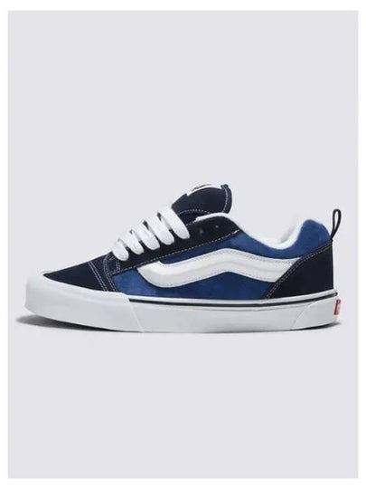 Knu Skool Lace-Up Low Top Sneakers Blue - VANS - BALAAN 2