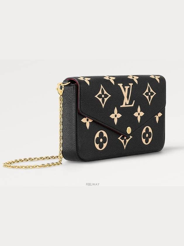 Felicie Pochette Shoulder Bag Black - LOUIS VUITTON - BALAAN 3