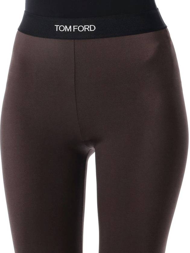 Tom Ford Lustrous Jersey Signature Leggings - TOM FORD - BALAAN 3