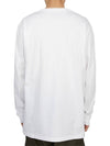 Men's Chase Mini Embroid Logo Long Sleeve T-Shirt White - CARHARTT WIP - BALAAN 5