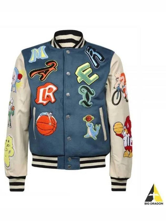 389000081 MULTI Varsity Overload Jacket - MARKET - BALAAN 1