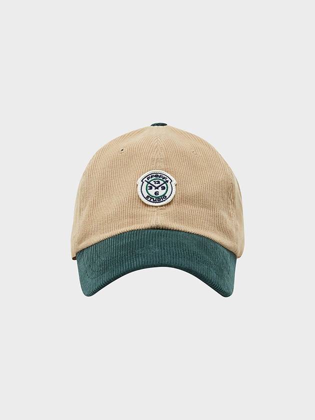 Signature Wappen Two-tone Ball Cap Dark Green - FFEFF STUDIO - BALAAN 1