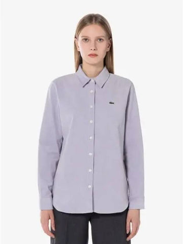 Women s corduroy shirt CF336E 54N GFU Domestic product GQ2N24082972720 - LACOSTE - BALAAN 1