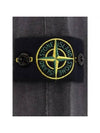 Men's Garment Dyed Malfile Zip Up Hoodie Grey - STONE ISLAND - BALAAN 5