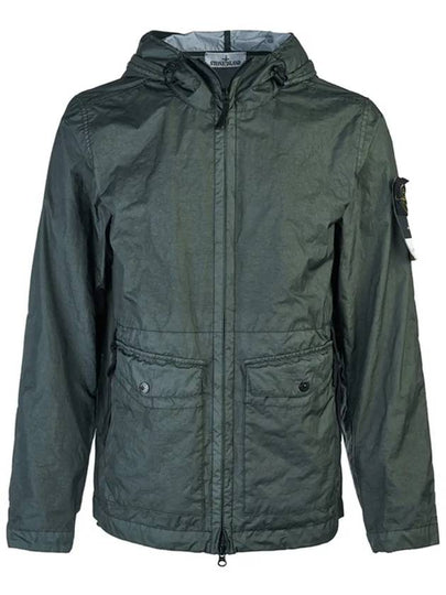 Membrana 3L TC Hooded Jacket Dark Green - STONE ISLAND - BALAAN 2