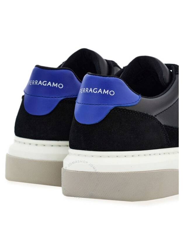 Gancini Outline Low-Top Sneakers Black - SALVATORE FERRAGAMO - BALAAN 4