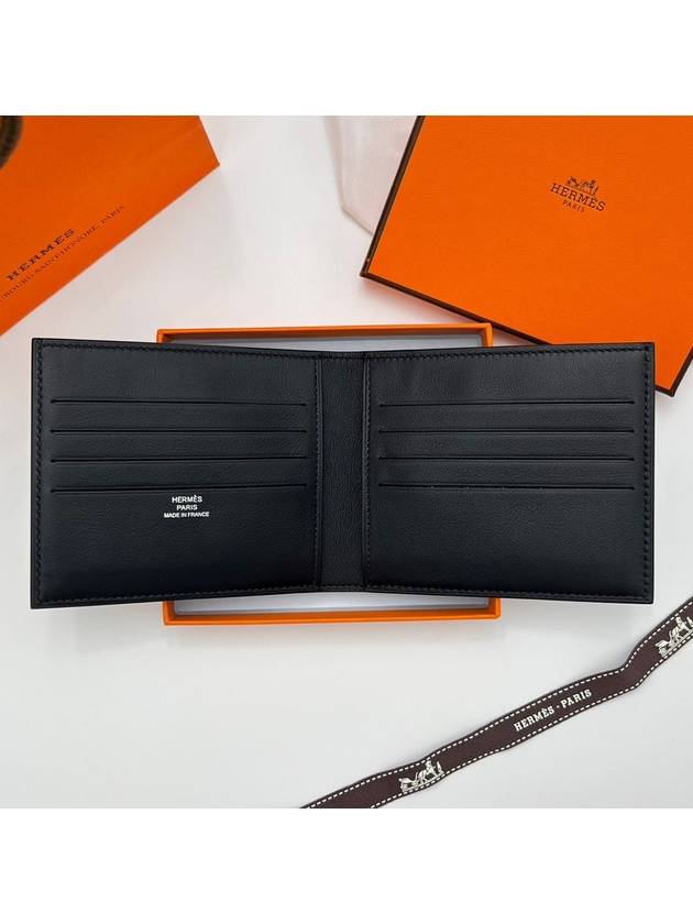 Citizen Twill Compact Card Wallet Black - HERMES - BALAAN 7