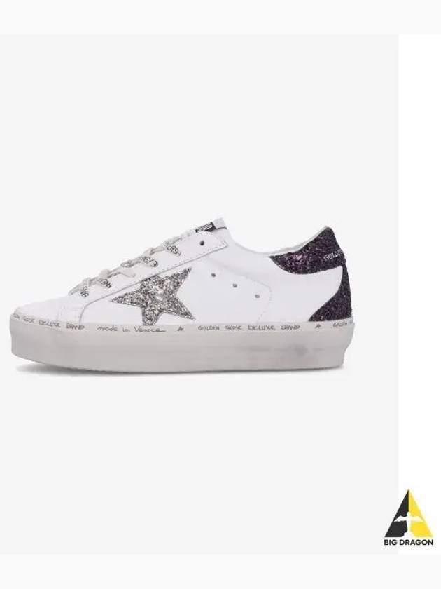 Hi Star Glitter Tab Low Top Sneakers White - GOLDEN GOOSE - BALAAN 2