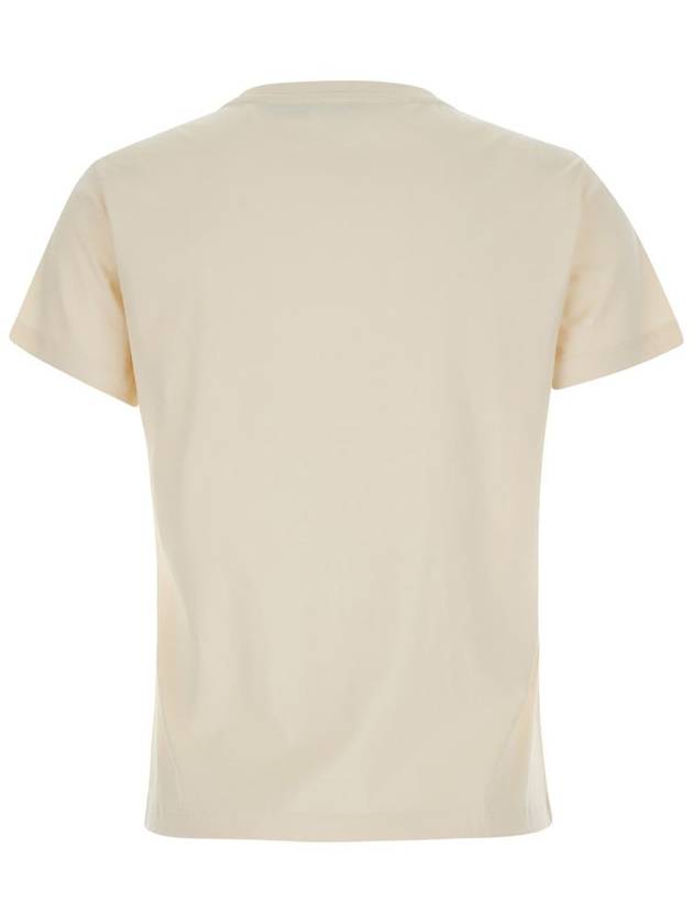 'Quentin' White T-Shirt With Maxi Logo On The Front Jersey Woman - PINKO - BALAAN 1