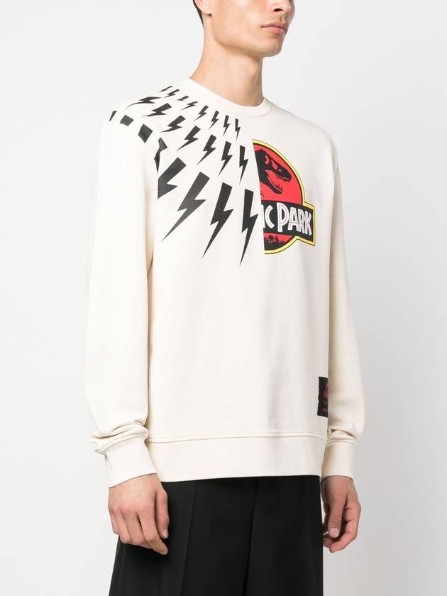 Jurassic Park Sweatshirt Ivory - NEIL BARRETT - BALAAN 3