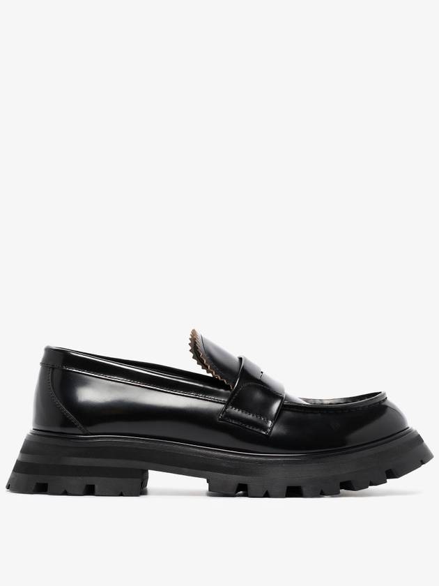 Chunky Sole Wonder Loafers Black - ALEXANDER MCQUEEN - BALAAN 5