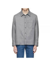 Surchemise Basil Long Sleeve Shirt Grey - A.P.C. - BALAAN 1