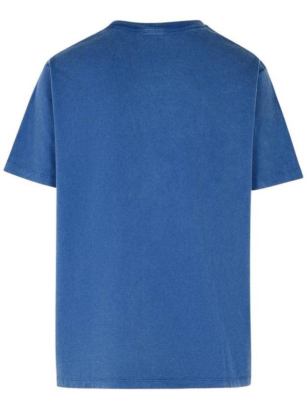 Balmain Blue Cotton T-Shirt - BALMAIN - BALAAN 3