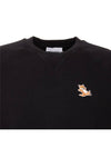 Chillax Fox Patch Classic Sweatshirt Black - MAISON KITSUNE - BALAAN 5