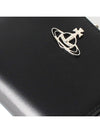 Calf Coin Pocket Half Wallet Black - VIVIENNE WESTWOOD - BALAAN 4