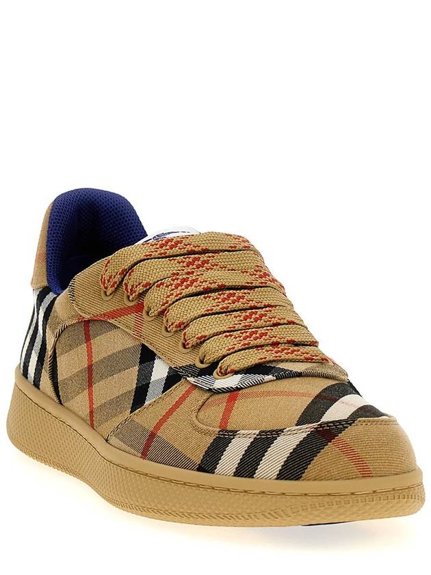 Check Terrace Low Top Sneakers Sand - BURBERRY - BALAAN 3