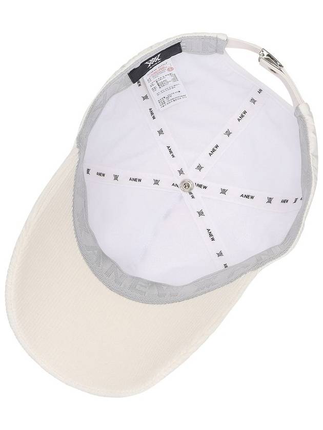 Official W EARMUFF BALLCAP WH - ANEWGOLF - BALAAN 10