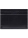 Tiny Monogram Shiny Leather Card Case Black - SAINT LAURENT - BALAAN 5