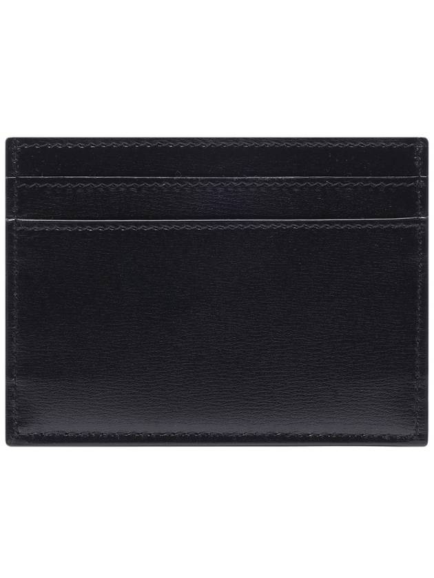 Tiny Monogram Shiny Leather Card Case Black - SAINT LAURENT - BALAAN 5