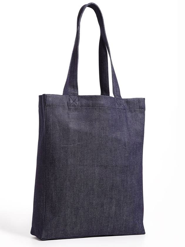 Laure logo denim tote bag blue - A.P.C. - BALAAN 7