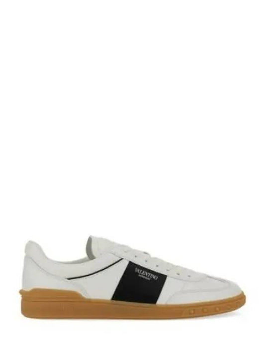 Up Village Low-Top Sneakers White Black - VALENTINO - BALAAN 2