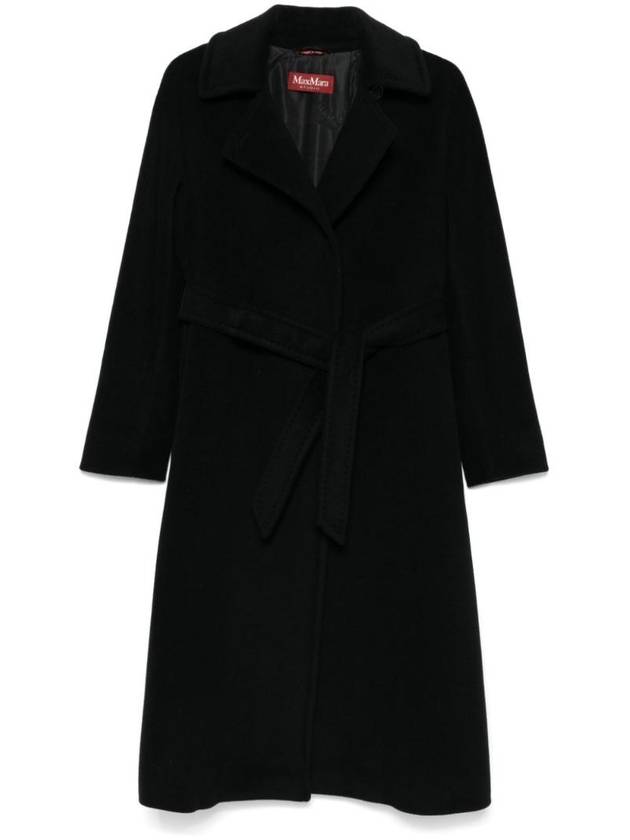 Baby Belt Virgin Wool Single Coat Black - MAX MARA - BALAAN 1