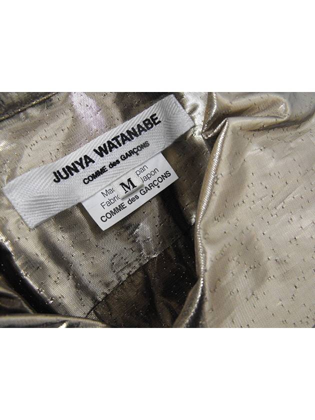 JUNYA WATANABA COMME DES CARCONS GOLD PLASTIC SHIRT - COMME DES GARCONS - BALAAN 8