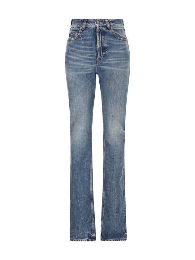 90's Slim Jeans Blue Denim - SAINT LAURENT - BALAAN 2