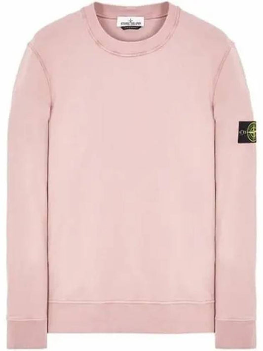 Wappen Patch Crew Neck Sweatshirt Rose Quartz - STONE ISLAND - BALAAN 2