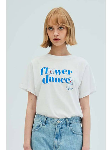 Flower Dance Short Sleeved T Shirt White - OPENING SUNSHINE - BALAAN 1