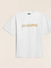 Raphia Logo Short Sleeve T-Shirt White - JACQUEMUS - BALAAN.