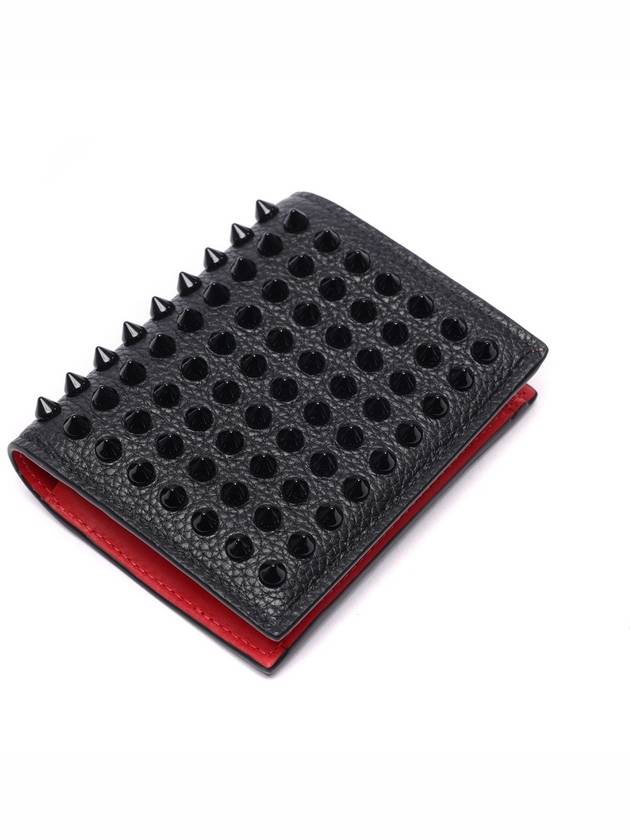 Pharos Spike Half-Wallet Black - CHRISTIAN LOUBOUTIN - BALAAN 6