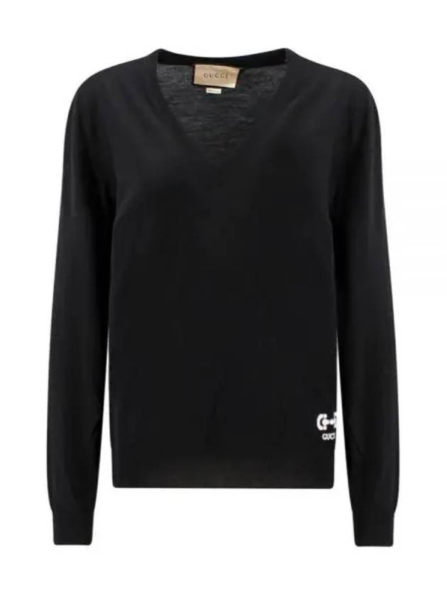 Women's Horsebit Knit Top Black - GUCCI - BALAAN 2