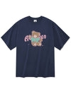 Soft Bear Short Sleeve T Shirt Navy - RADINEO - BALAAN 1