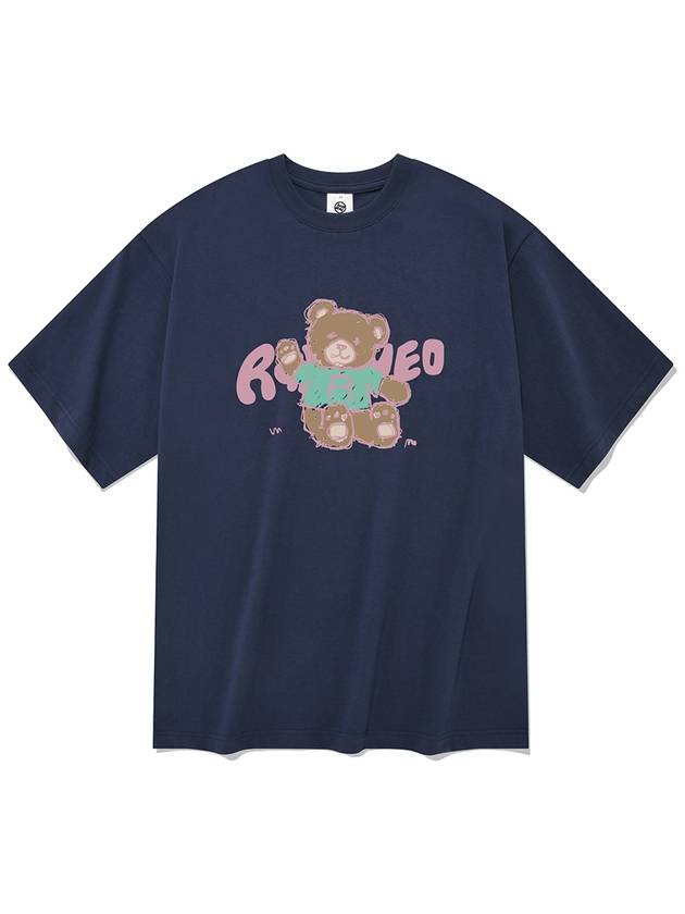 Soft Bear Short Sleeve T Shirt Navy - RADINEO - BALAAN 1