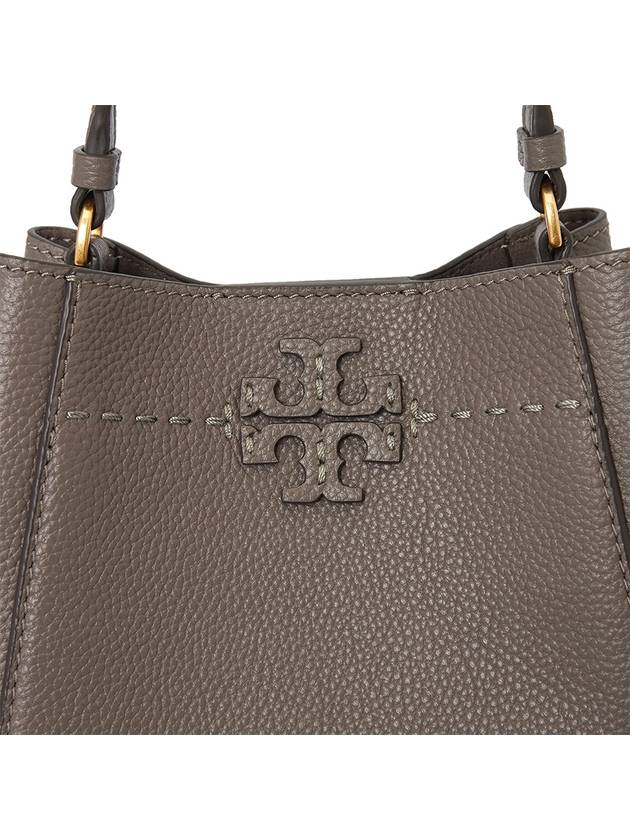 McGraw Small Tote Bag Brown - TORY BURCH - BALAAN 9