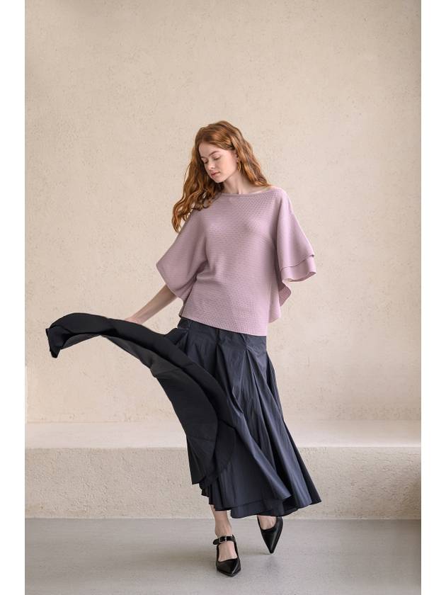 Caisienne Boat Neck Daily Knit_Glossy Grape - CAHIERS - BALAAN 2